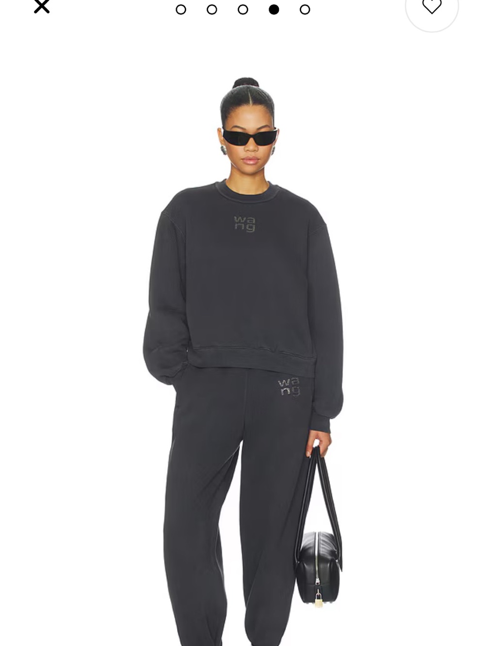 Alexander Wang Embellished Logo Crewneck Sweatshirt – Size Small